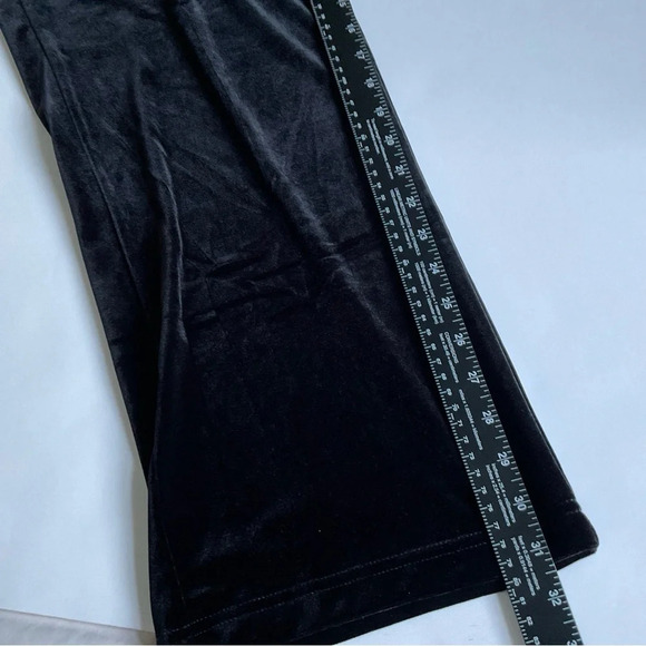 Dress Barn Velvet Pants Sz 12 Black Relaxed Luxury Evening Party Classic NWT - Picture 6 of 9